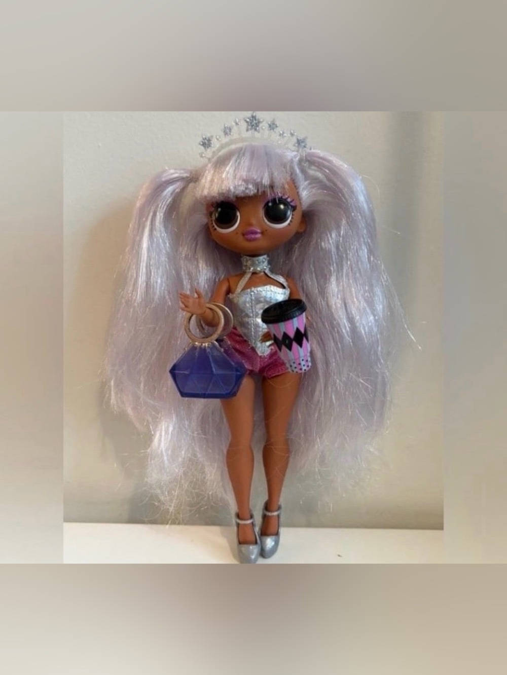 LOL Surprise OMG Remix KITTY K Fashion Doll Accessories shown MGA Doll Toys toy